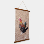 Gouden Haan Haan Hangend Wandkleed (Gebogen)