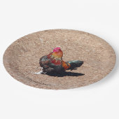Gouden Haan Haan papieren bord (Gekanteld)