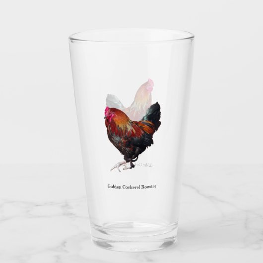 Gouden Haanhaan glazen (Voorkant)