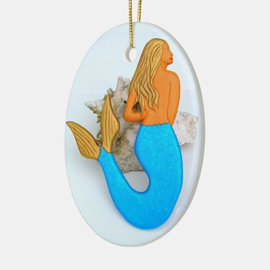 gouden haarzeester keramisch ornament (Links)