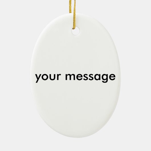 gouden haarzeester keramisch ornament (Achterkant)