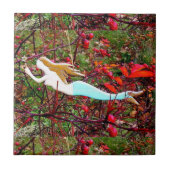 gouden haarzeester tegeltje (Voorkant)