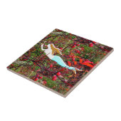 gouden haarzeester tegeltje (Zijkant)