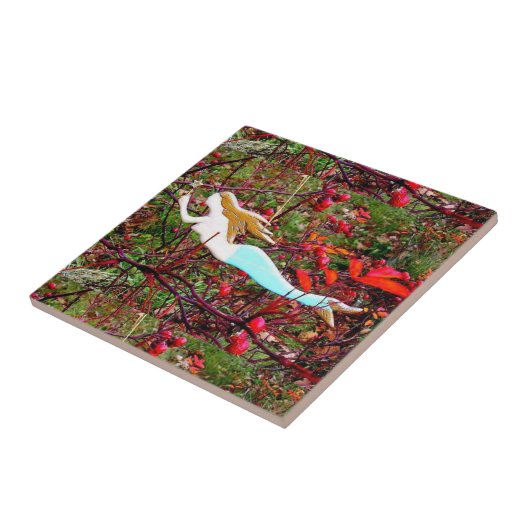 gouden haarzeester tegeltje (Zijkant)