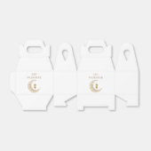 Gouden Halve Maan & Lantaarn Eid Mubarak Islamitis Bedankdoosjes (Uitgevouwen)