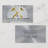 Gouden Hamers | Zaag | Bouw  Visitekaartje (Voorkant / Achterkant)