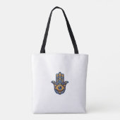 Gouden Hamsa Oog Tote Bag (Achterkant)