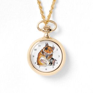 gouden hamsterpiraat horloge