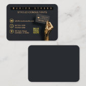 gouden hand CPA visitekaartje (Voorkant / Achterkant)