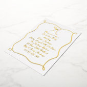 Gouden Hand getrokken boog foto afstudeerfeest Folie Uitnodiging (Gedraaid)