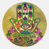 Gouden Hand van Fatima, Sticker (Voorkant)