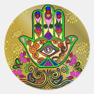 Gouden Hand van Fatima, Sticker