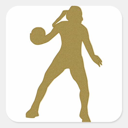 Gouden Handbalster Sticker (Voorkant)