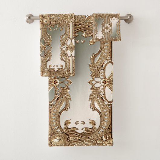 Gouden  handdoekset bad handdoek (Insitu)