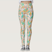 gouden handpalmen leggings (Voorkant)