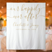 Gouden handtekening script trouwfoto booth achterg