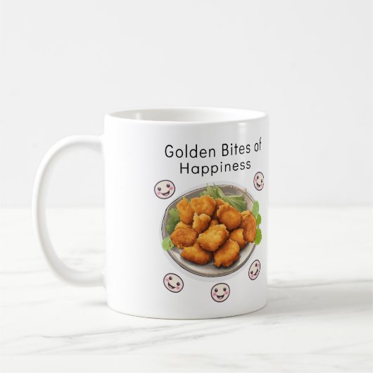 Gouden Hapjes van Geluk Koffiemok (Links)