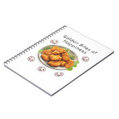 Gouden Hapjes van Geluk Notitieboek (Linkerzijde)
