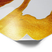 Gouden Harmonie: Twee Paarden in Fantasy Realm Foto Afdruk (Hoek)