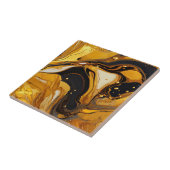 Gouden Hars Kunst Keramische Tegel Tegeltje (Zijkant)