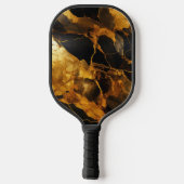 Gouden Hars Kunst Pickleball Paddle (Achterkant)