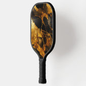 Gouden Hars Kunst Pickleball Paddle (Links)