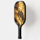 Gouden Hars Kunst Pickleball Paddle (Links)