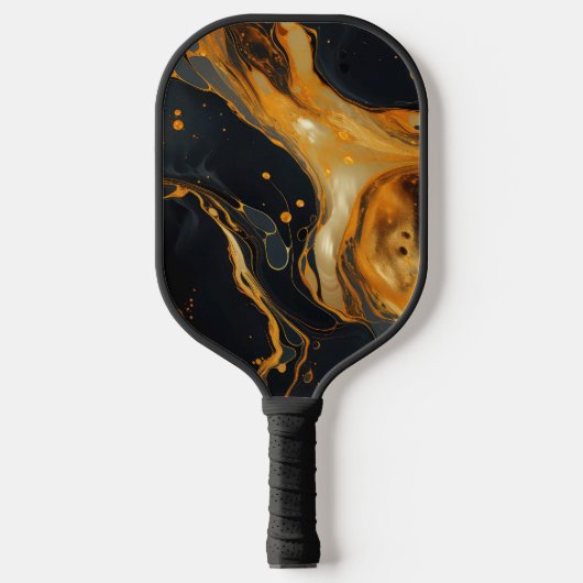 Gouden hars kunst pickleball-paddle pickleball paddle (Voorkant)