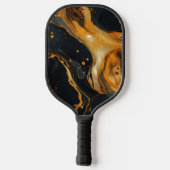 Gouden hars kunst pickleball-paddle pickleball paddle (Achterkant)