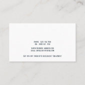 Gouden Hart 10e Afspraak Gepersonaliseerd Klantenkaartje (Achterkant)