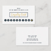 Gouden Hart 10e Afspraak Gepersonaliseerd Klantenkaartje (Voorkant / Achterkant)