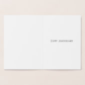 Gouden hart 50e trouwdag mam en pap folie kaarten (Binnen)