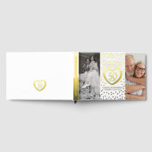 Gouden hart 50ste huwelijksverjaardag foto's wit gastenboek (Volledig)