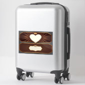 Gouden Hart en Lauwer Icons Sticker (Koffer)