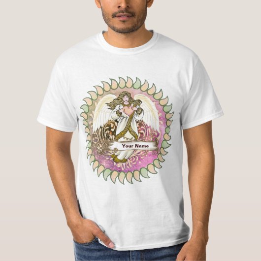 Gouden Hart Engel T-shirt (Voorkant)