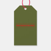 Gouden Hart GI Camouflage Party Cadeau Labels Cadeaulabel (Achterkant)