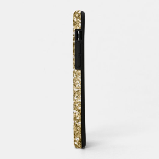 Gouden Hart Glitter Persoonlijk Case-Mate iPhone Case (Achterkant/links)