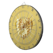 Gouden Hart (Gouden Vorm van Liefde) Dartbord (Voorkant Rechts)