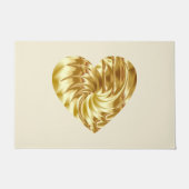 Gouden Hart (Gouden Vorm van Liefde) Deurmat (Voorkant)