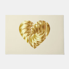 Gouden Hart (Gouden Vorm van Liefde) Deurmat