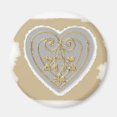 GOUDEN HART HIER 2008 MAGNEET (Voorkant)