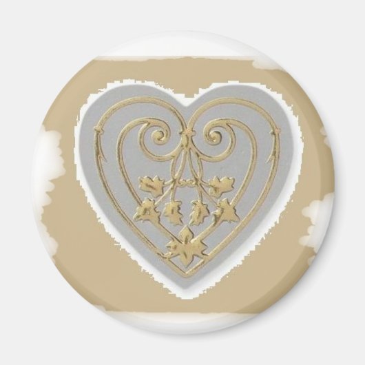 GOUDEN HART HIER 2008 MAGNEET (Voorkant)