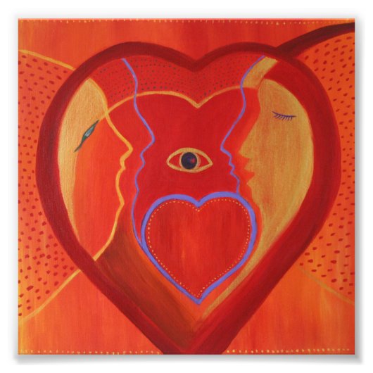 Gouden hart Kodak Professional Fotopapier Foto Afdruk (Voorkant)