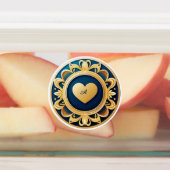 Gouden Hart Medaillon Labels (Aangebracht)
