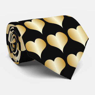 Gouden Hart Ontwerp Stropdas