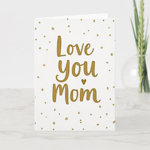 Gouden Hart Script Kaart