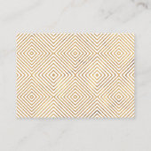 Gouden Hart Script op Witte Trouwwebsite Informatiekaartje (Achterkant)