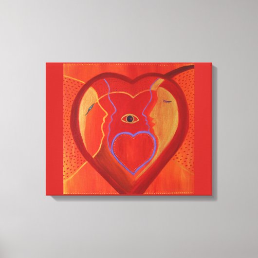 Gouden hart Single Print (Voorkant)