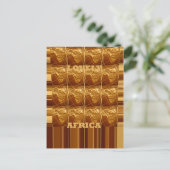 Gouden Hart van Afrika Briefkaart (Staand voorkant)