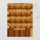 Gouden Hart van Afrika Briefkaart (Voorkant)
